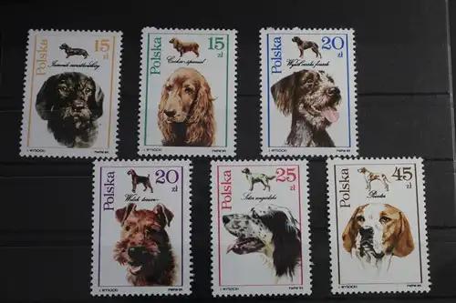 Polen 3197-3202 postfrisch Hunde #WR624