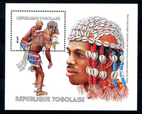 Togo Block 264 postfrisch Muscheln/ Schnecken #1B455