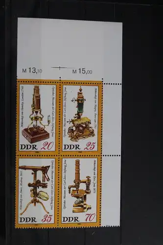 DDR 2534 - 2537 postfrisch 2 x Viererblock als Einheit #WQ403
