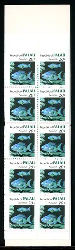 Palau Inseln MH mit 10 x 14 D postfrisch Muscheln #1D142