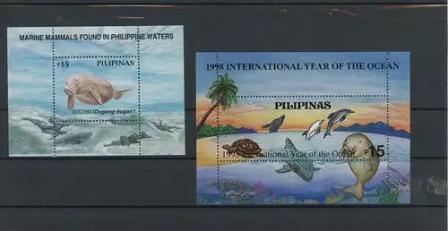 Philippinen 2957, Block 125 postfrisch Meerestiere #IN113