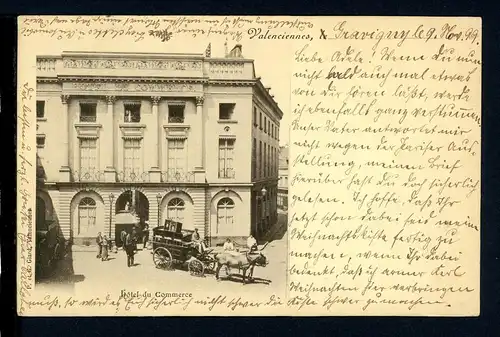 AK Valenciennes - Frankreich Hotel du Commerce 1899 #HB428