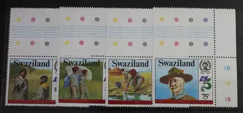 Swasiland 415-418 postfrisch Pfadfinder #WP002