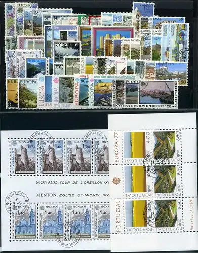 Cept Jahrgang 1977 gestempelt #CE7021