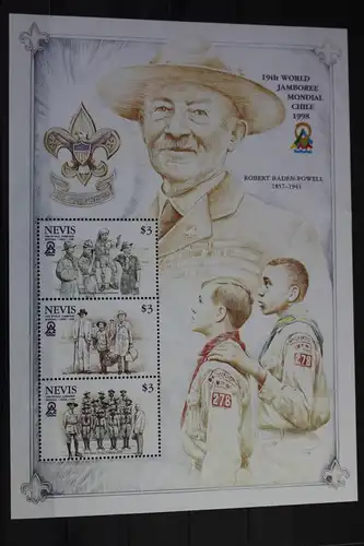 Nevis 1279-1281 postfrisch Kleinbogen #WT460