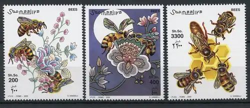 Somalia 805-807 postfrisch Bienen #1D098
