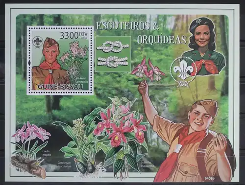 Guinea-Bissau Block 707 mit 4360 postfrisch #WP340