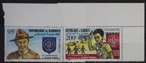 Dschibuti 349-350 postfrisch #WP350