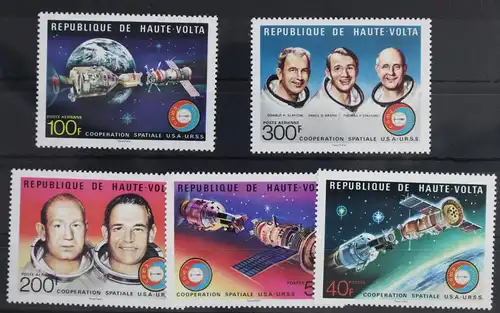 Obervolta 581-585 postfrisch Astronauten, Raumfahrt #WW078