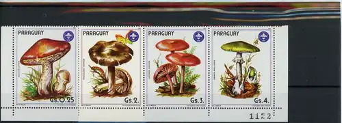 Paraguay 3835-3841 postfrisch Pilze #GL755
