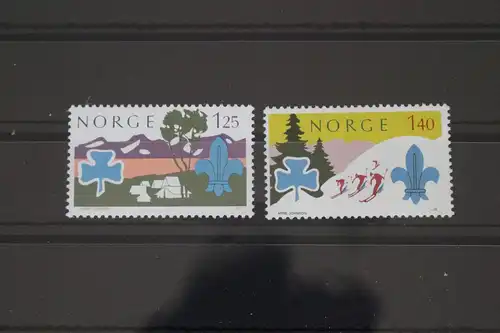 Norwegen 705-706 postfrisch Pfadfinder #WP173