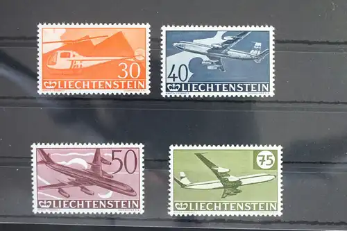 Liechtenstein 391-394 postfrisch Hubschrauber und Düsenflugzeuge #WW102