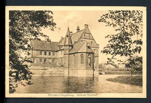 AK Münster/ Westfalen Schloß Hülshoff 1917 #HC067