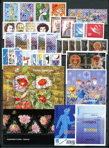 Albanien Jahrgang 2004 postfrisch #GG1711