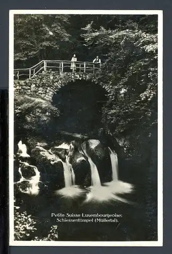 AK Luxemburg Der Schiessentümpel im Müllertal 1931 #HC140