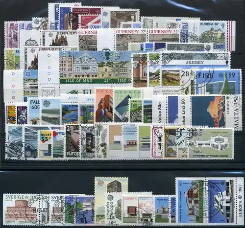 Cept Jahrgang 1987 gestempelt #CE7031