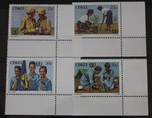 Südafrika Ciskei 75-78 postfrisch Pfadfinder #WP203