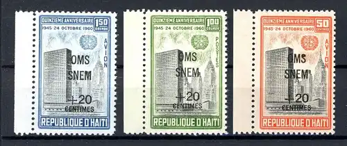 Haiti 682-84 postfrisch #HC071