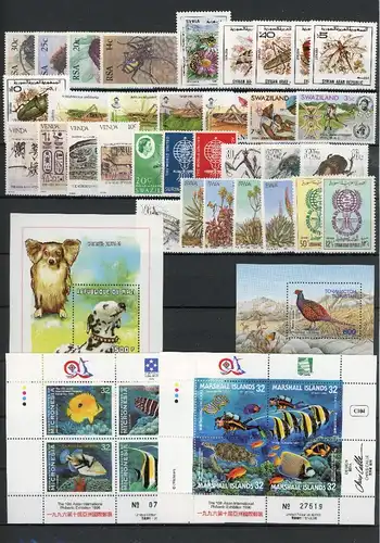 LOT "TIERE" Marken/Blöcke postfrisch #Schm5042