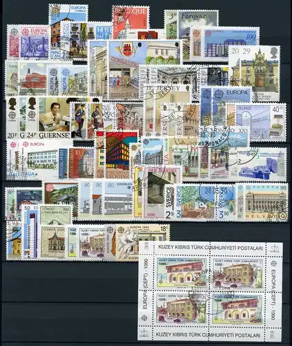 Cept Jahrgang 1990 kpl. gestempelt #CE7034