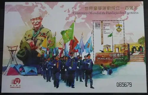 Macau Block 156 mit 1538 postfrisch #WP037