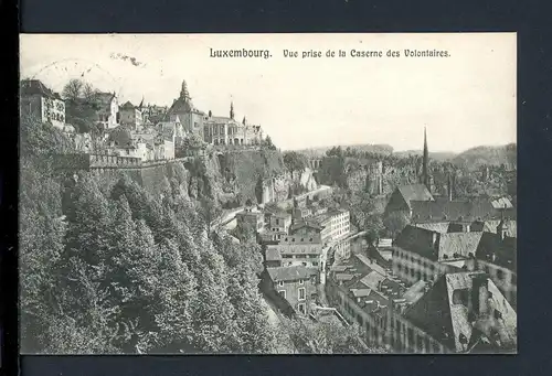 AK Luxemburg-Stadt Blick auf die Ausbildungskaserne 1907 #HC139