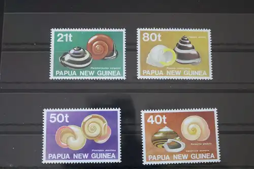 Papua Neuguinea 631-634 postfrisch Meerestiere #WR581