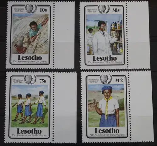 Lesotho 531-534 postfrisch Pfadfinder #WP112