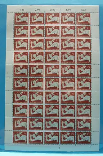 Bund 50er Bogen 232 postfrisch Formnummer 2 #BW8493