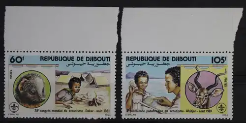 Dschibuti 308-309 postfrisch #WP349