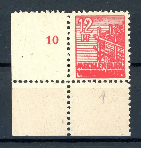 SBZ Mecklenburg-Vorpommern 36 zb postfrisch Druck!! gepr. Kramp #HE631