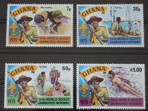 Ghana 613-616 postfrisch Pfadfinder #WP171