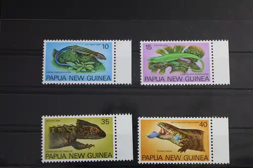 Papua Neuguinea 337-340 postfrisch Reptilien #WR644