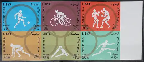Libyen Block 8B mit 160-165 postfrisch Olympische Spiele #WW412