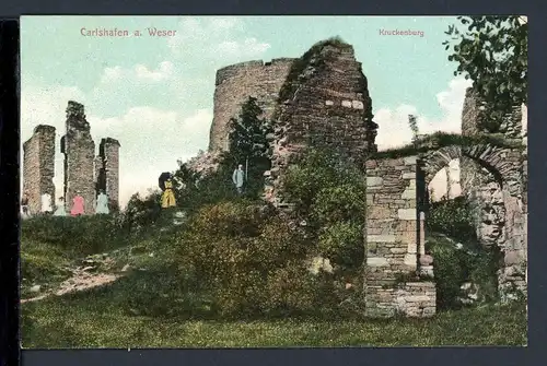 AK Carlshafen (Bad Karlshafen) Ruine Kruckenburg um 1910 #HC350