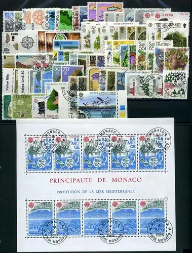 Cept kpl. Jahrgang 1986 gestempelt #CE7030