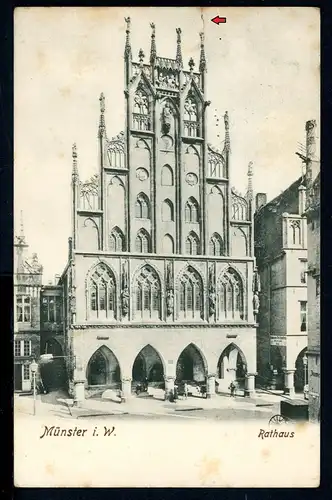 AK Münster/ Westfalen Rathaus 1905 #HC062