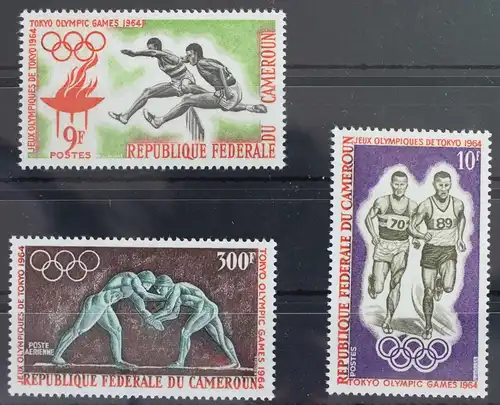 Kamerun 410-412 postfrisch Olympische Spiele #WW518
