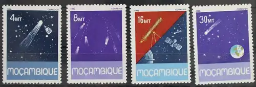 Mosambik 1046-1049 postfrisch Halleyscher Komet #WW084
