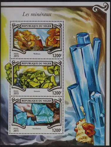 Niger 3590-3592 postfrisch Kleinbogen #WP283