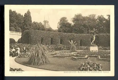 AK Potsdam Bogenschütze, historische Mühle 1917 #HC104