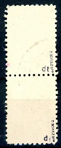 SBZ Thüringen 95 A X dt gestempelt kleine Marken geprüft Schulz #HE689
