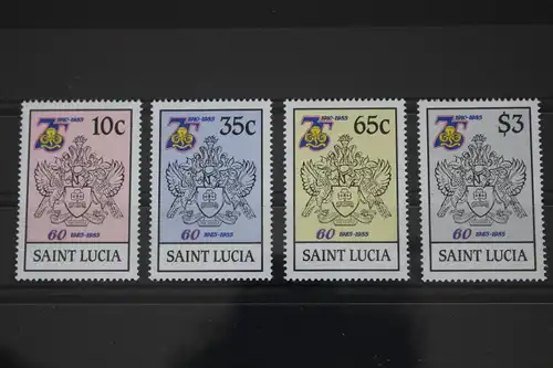 St. Lucia 728-731 postfrisch Pfadfinder #WP196