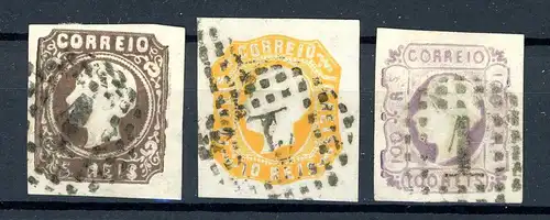 Portugal 12 I, 13, 16 gestempelt #HB487