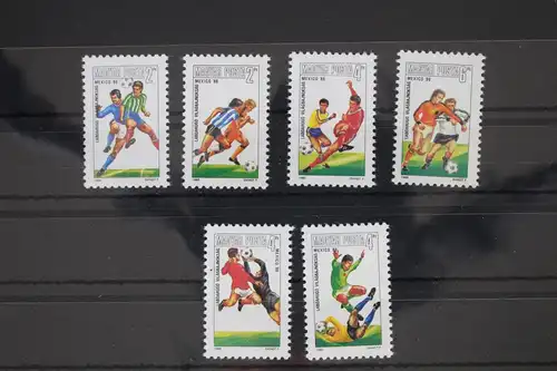 Ungarn 3814A-3819A postfrisch Fußball - Weltmeisterschaft #WW459