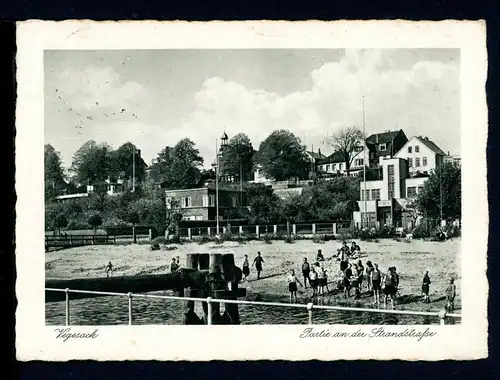 AK Vegesack - Bremen Weser Badestrand 1939 #HC099