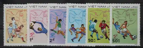 Vietnam 1248-1253 postfrisch Fußball - Weltmeisterschaft #WW691