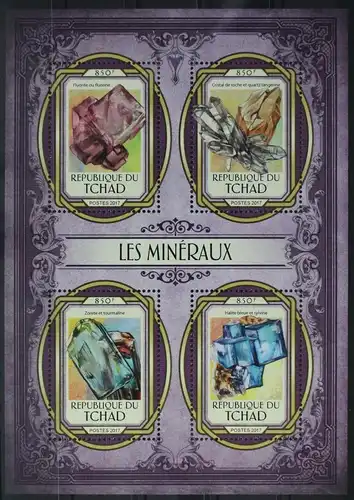Tschad 2846-2849 postfrisch Kleinbogen #WP343
