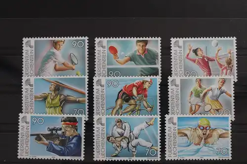 Liechtenstein 1203-1211 postfrisch Sport #WW511
