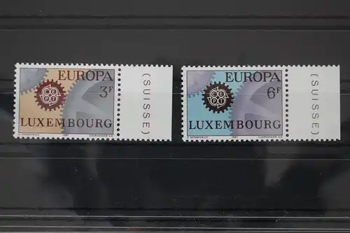 Luxemburg 748-749 postfrisch Europa #WV187